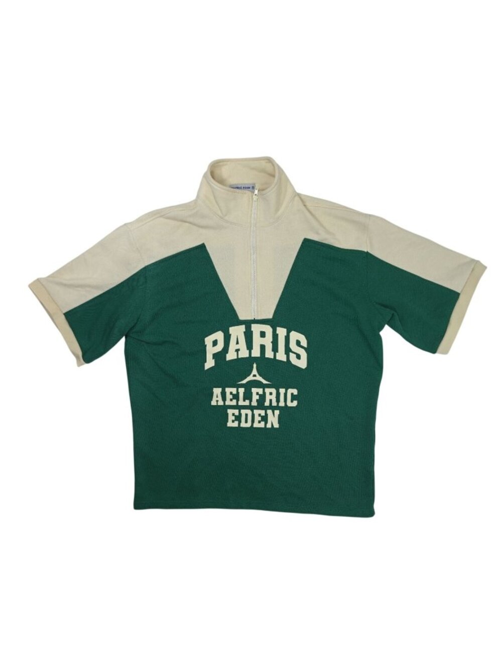 Aelfric Eden Half Zip Pullover in Green